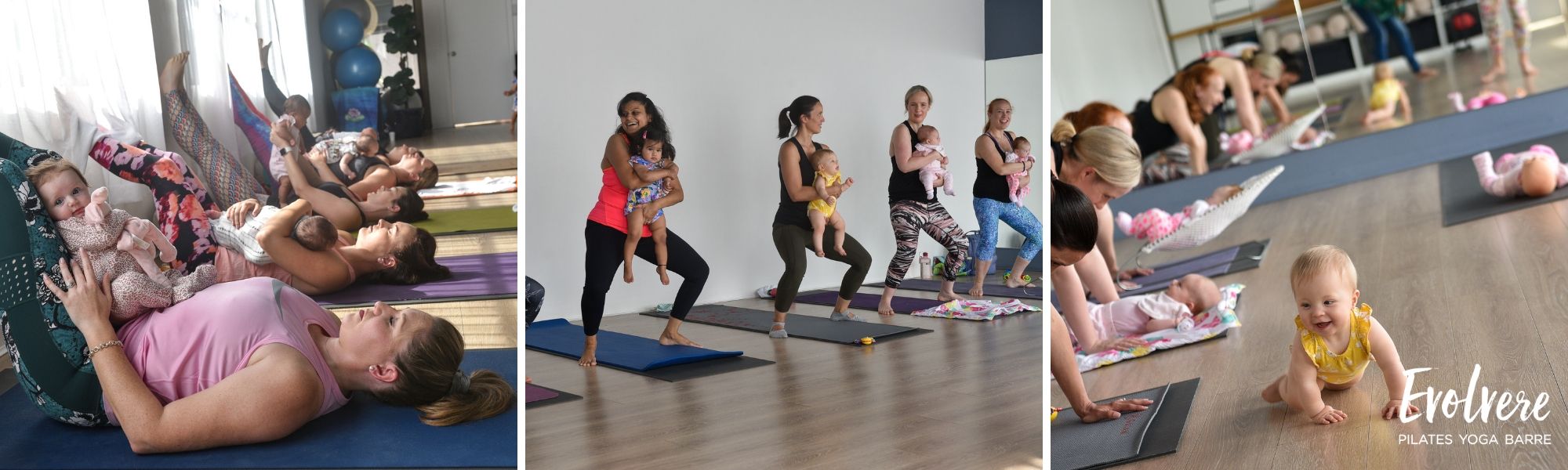 Mums and Bubs classes for postnatal recovery at Evolvere in Lane Cove Sydney